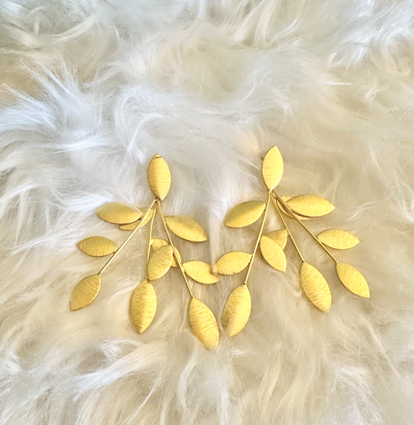 Gold Leaves Earrings
