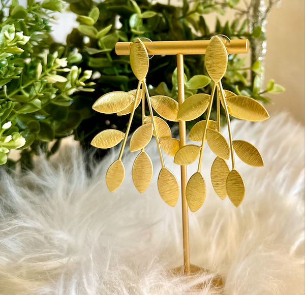 Gold Leaves Earrings